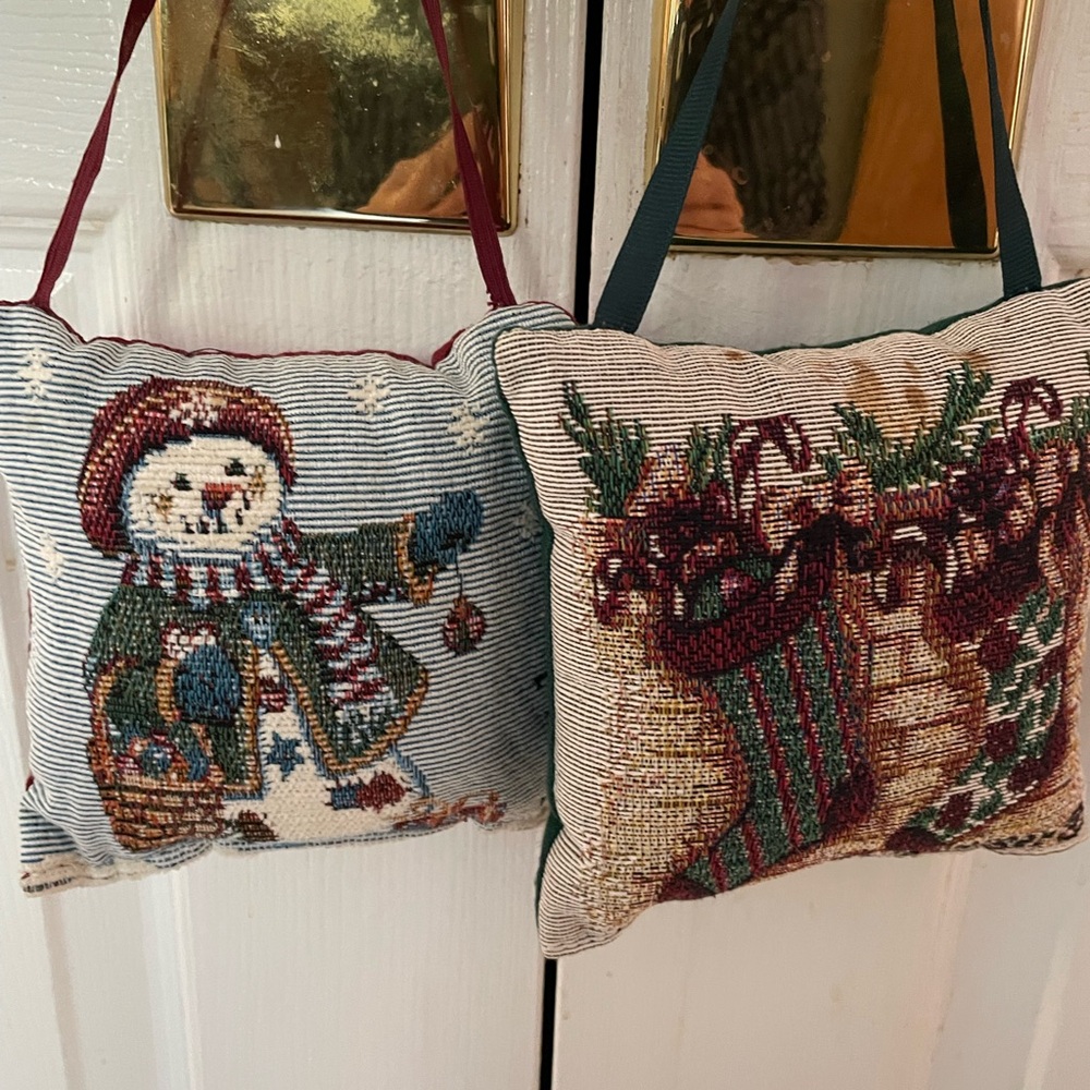 Snowman Winter Accent Pillows